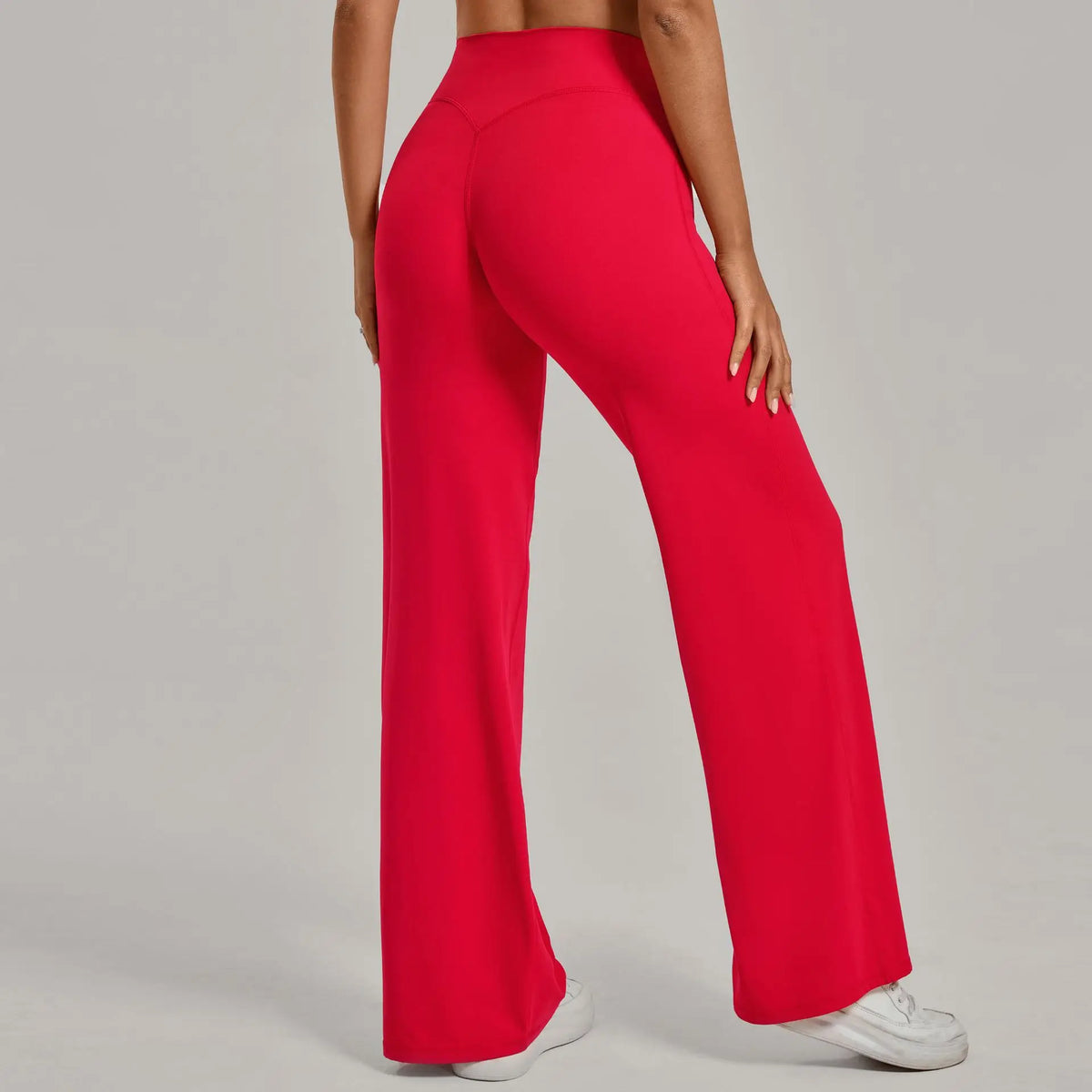 Women's Pilates Straight Yoga Pants Leggings Versatile Loose Wide-Leg Running Sports Fitness Hip-Lifting High Waist Trousers