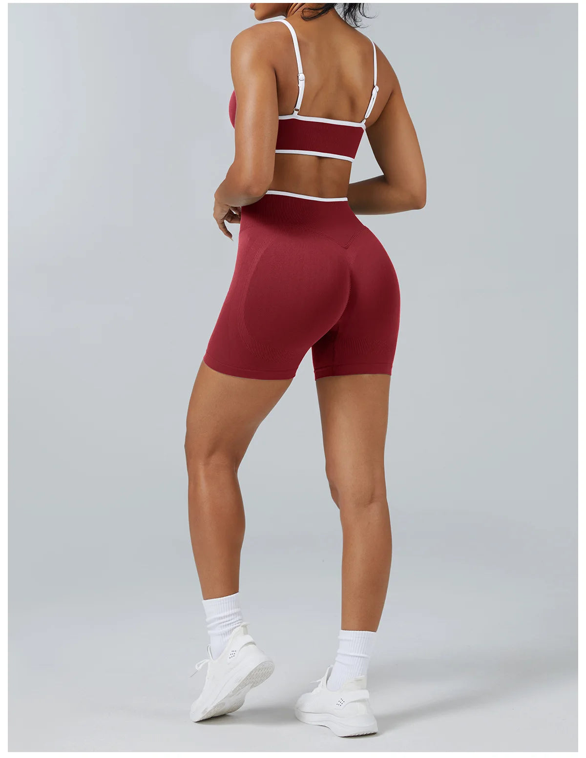 2PCS Yoga Suit Seamless Sports Set Gym Outfits Women Tracksuit Running Workout Clothes Sports Bra Athletic Wear Yoga Clothing