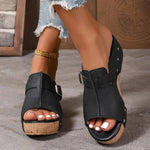 Women Comfortable Platform Sandals Open Toe Wedge Sandals Summer Lightweight New Slippers Fashion Casual Designer Women Shoes