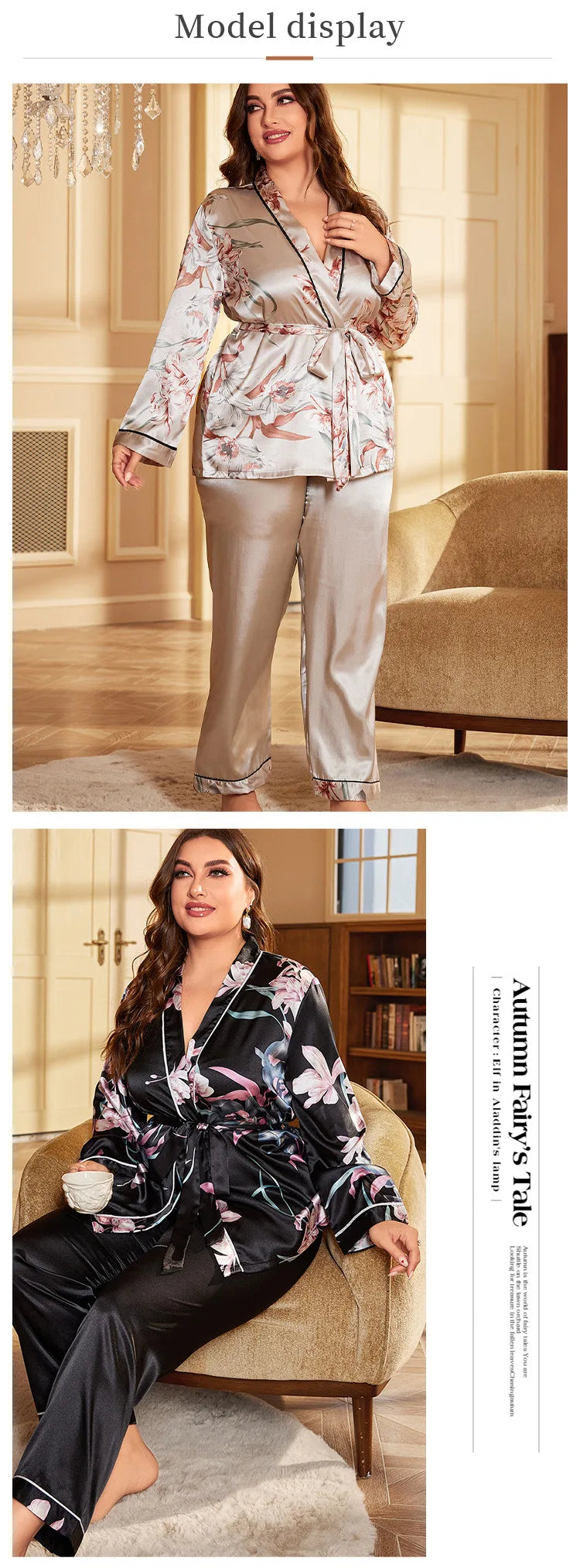 Large size summerwomen's bathrobes sexy dressing gown home clothes can be worn outside the ice silk nightgown