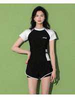 Swimsuit Women's Summer Split Casual Sports Plus Size Swimsuit Conservative Slimming Swimming Pool Swimming Equipment