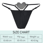 Diamonds Sexy Girls Thong Women Panties Letter Rhinestones G String Briefs Hot Erotic Underwear Low Waist Female Intimates