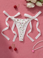 1Pcs Lovely Sexy Women's Panties Low Waist Tie-Side G-String Comfortable Sexy Lingerie