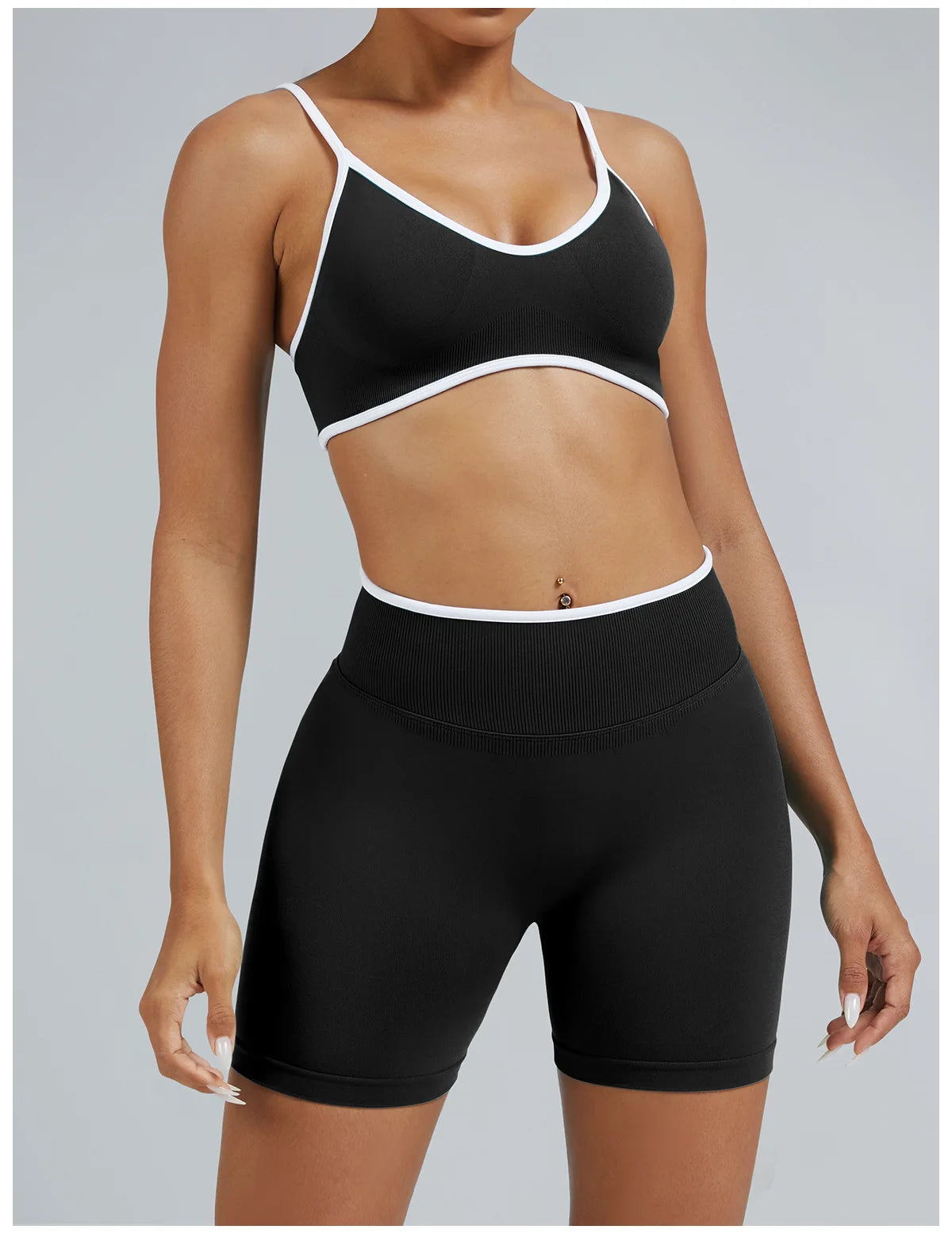 2PCS Yoga Suit Seamless Sports Set Gym Outfits Women Tracksuit Running Workout Clothes Sports Bra Athletic Wear Yoga Clothing