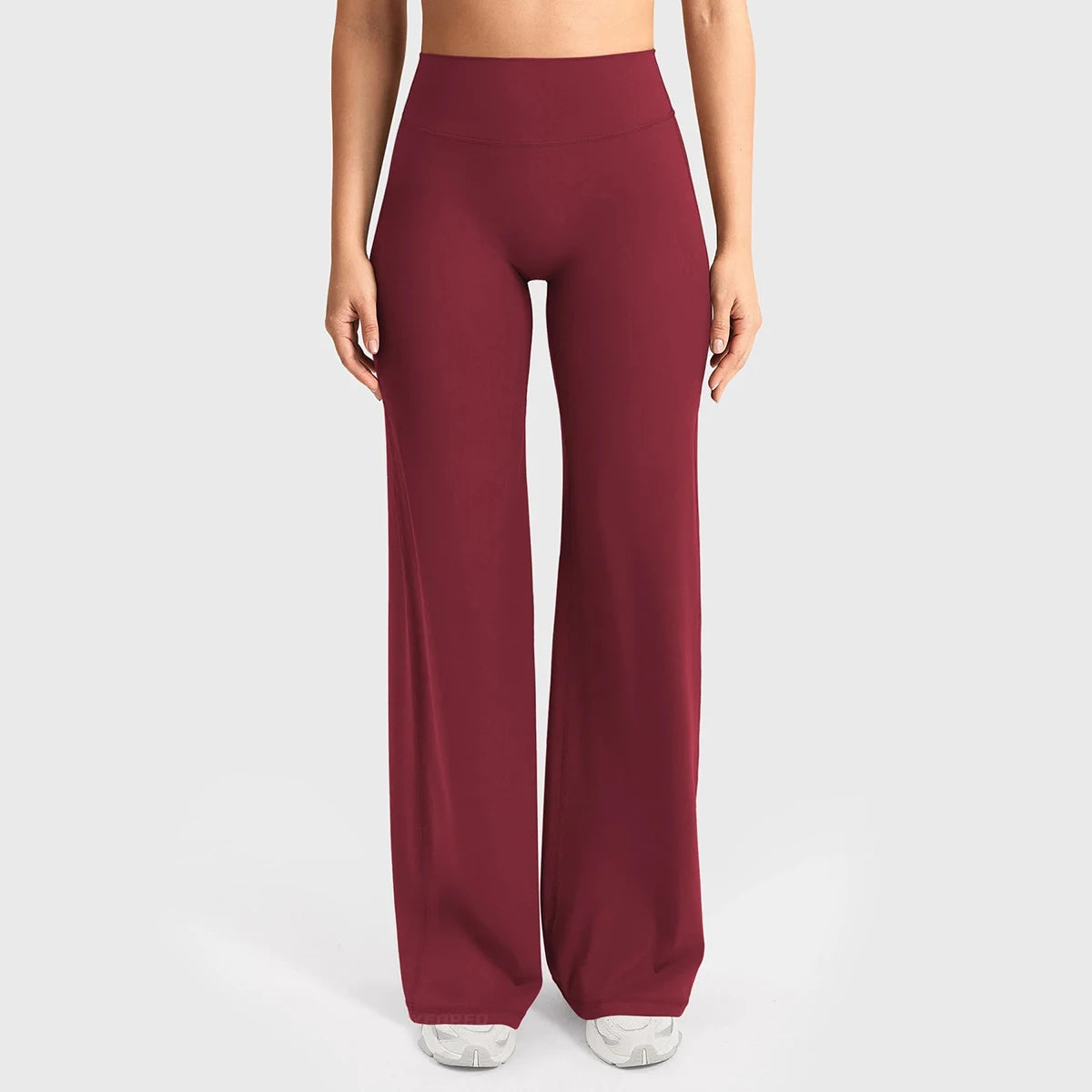 High Waist Pocket Yoga Pants for Women - Stretch Breathable Gym Workout Leisure Tummy Control Tights with Pockets