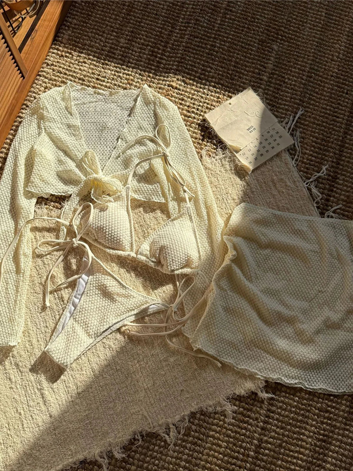 9 Colors New Long Sleeve With Skirt Bikini Female Swimsuit Women Swimwear Four-pieces Bikini set Bather Bathing Suit Swim V6358P