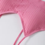 Women Seamless Bra Panties Set Push-Up Non-wire Bralette Low-Rise Briefs Sexy Lingerie Female Comfort Rib Sports Underwear Set