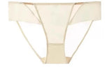 French Triangle Bra Rabbit Ear Cup, Deep V Wireless Bralette for Small Bust, No Gap Sexy Lingerie Set, Breathable Summer Thin