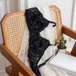 Plus Size Floral Lace Minimizer Bra Women Thin Sheer Breathable Underwire Brassiere Large Cup 85C-110D