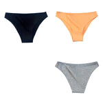 3Pcs/Set Women's Cotton Briefs Underwear Female Underpants Low Rise Underwear Sexy Lingerie Soft High Cut Panties
