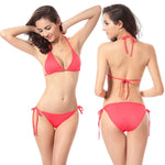 Summer Beach Bandage Bikini Sets Womens Sexy Swimwear Micro Bikini Set Tie Side G-String Thong Beachwear Swimsuit Bathing Suits