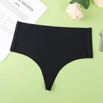 1Pc Women G-string Panties Seamless Thongs Female High Waist Underpants Summer Soft Panties Sexy Lingerie Comfy Thin Underwear