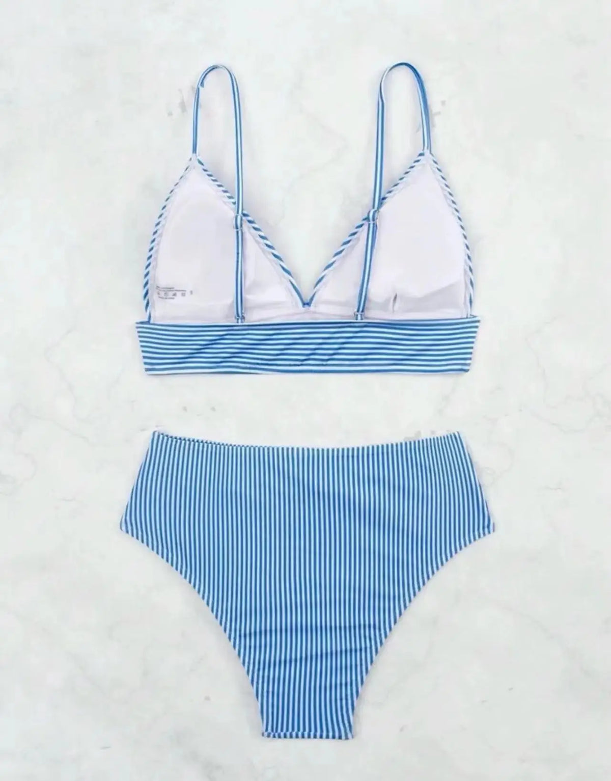 2026 Triangle Bikinis High Waist Strappy Swimsuit Women Sexy Striped Swimwear Female Bathers Swimming Bathing Swimming Swim Suit