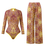 2026 Glamorous Multicolor Swimwear with Unique Pattern High-Cut Legs Perfect for Beach Wear Pool Parties Summer Getaway Vacation