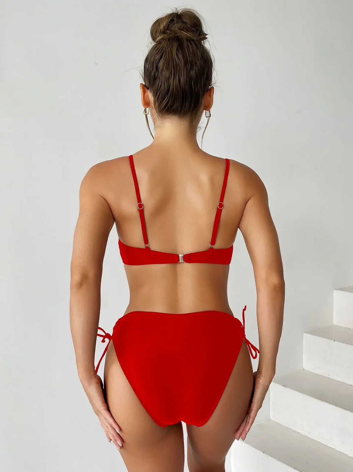 2024 Sexy Black One Piece Swimsuit Cut Out Bandage Trikini Swim Bathing Suit Monokini Push Up Brazilian Swimwear Women Bodysuit