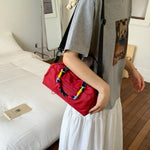Simple Lightweight Bowling Bag Leisure Adjustable Strap Nylon Crossbody Bag Large Capacity Casual Women's Handbags Outdoor