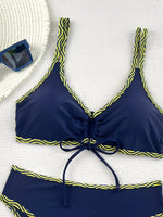2026 Leopard Bikinis High Waist Swimsuit Women Tie Front Strappy Swimwear Female Beachwear Bathers Bathing Swimming Swim Suit