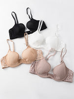 Sexy U-shaped spacer bra thin mesh Breathable underwear underwire comfortable stylish Lingerie bralette