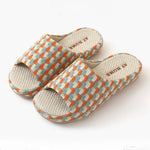 Breathable Cotton Linen Slippers For Women Men Summer Autumn House Shoes Anti-slip Keep Quiet Couples Home Floor Flax Slides