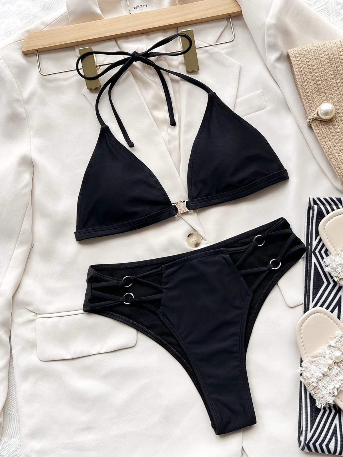 2025 New Fashion Swimsuit Bikini Women's Swimwear Two-Piece Bikini Swimsuit Brazil Swimwear Women Maillot De Bain 2 Pièce Femme