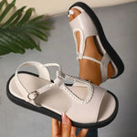 Women's Summer Sandals New Arrivals Lightweight, Open-Toe, Casual, and Comfortable Flats