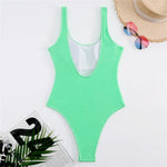 2026 Sexy Women One Piece Swimsuit Swimwear Female Solid Push Up Thong Bather Bathing Suit Monokini Brazilian Swimming Suits