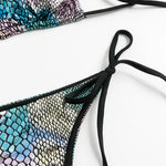 Fish Scales Shiny Halter Triangle Bikinis Sets Swimwear Women Micro Thong Swimsuits Swimming Suit Biquinis Bikinis de Mujer 2026