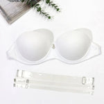 Beauwear Women Invisible Bra Transparent Strap Underwear Push Up Padded Lingerie  70B 75B 80 B Cup Top