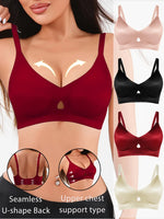 1pcs Soft Seamless Push Up 3/4 Cup Female Underwear Women's Bras WirelessSexy Bralette With Padded Comfortable Sexy Lingerie