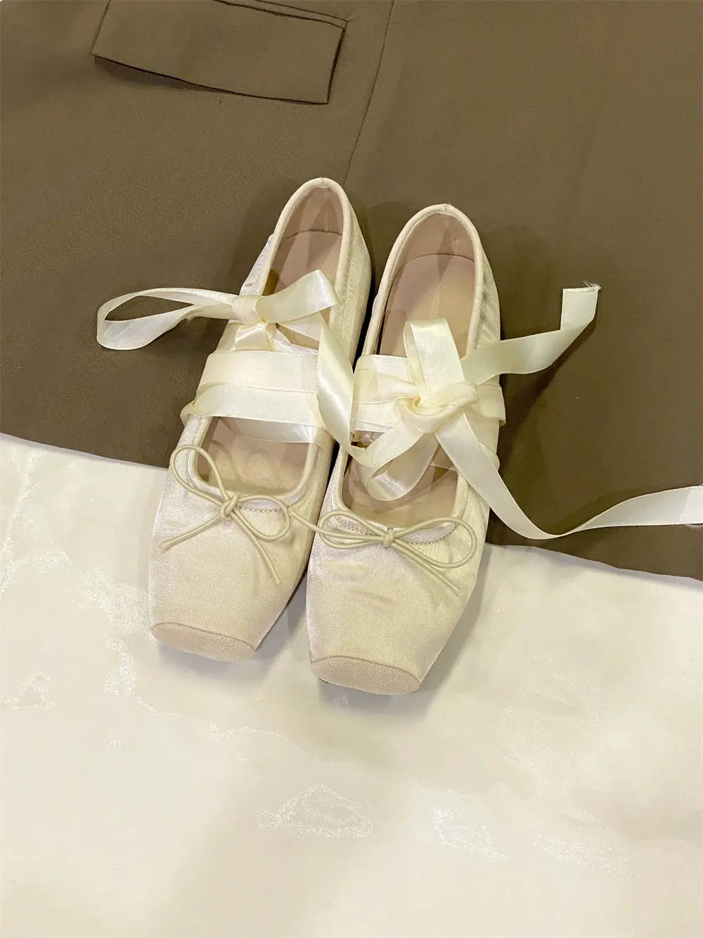 2026 y2k Block High Heels Summer Vintage Black Satin Pink Lolita Mary Janes Shoes Women Sweet Cross-tied Ballet Pumps Footwear
