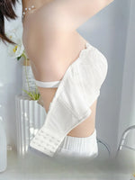 MOYISU Strapless Bra Women with Large Breasts and Small Non-slip Pull-up Breast Anti-sag Summer Slim Bra