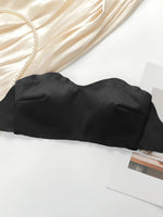 Sexy strapless front button bra, detachable and seamless bra black and underwire bra push up Lingerie B2744