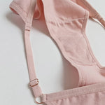 4Pcs/Set Women Cotton Briefs Sexy Brazilian Panties Low-Rise Underwear Adjustable Buckle Female Underpants Comfort Lingerie S-XL