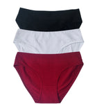 3Pcs/Set Cotton Panties Women Low Waist Briefs Solid Color Underwear Comfort Breathable Panty Sexy Lingerie M-XL Intimates