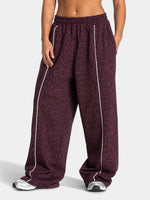 Loose Leopard Print Yoga Lounge Pants - Comfortable Sport Leggings for Workout & Casual Wear