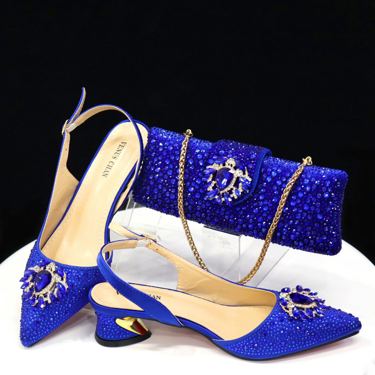 Doershow hot selling purple Shoes and Bags To Match Set Italy Party Pumps Italian Matching Shoe and Bag Set for Party! 81-21