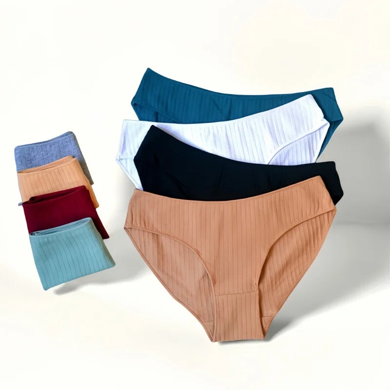 3Pcs/Set Women Panties Low Waist Briefs Women Cotton Panty Female Underpants Comfort Underwear Sexy Lingerie M-XL