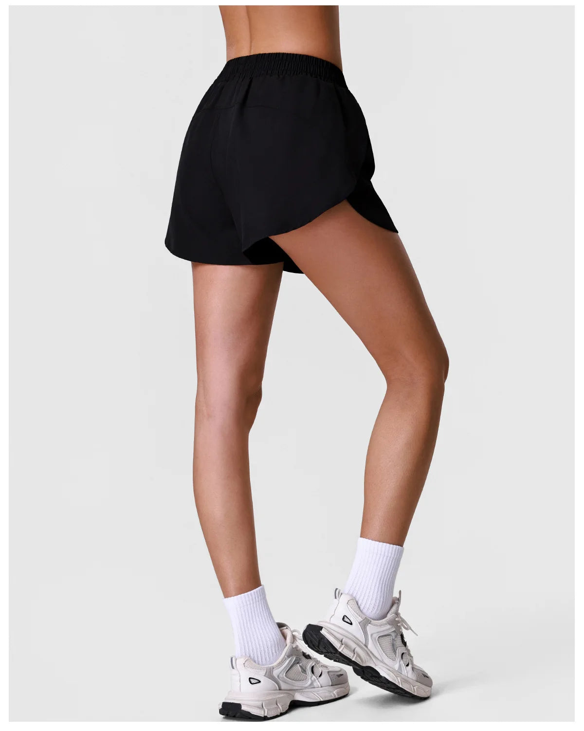 Breathable Yoga Tennis Shorts Women Anti Glare Belt Lined Sports Pants Outwear Quick Drying Training Running Fitness Shorts