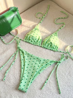 Sexy Swimsuit Women's Bikinis Swimwear WomanBathing Suit 2 Piece Triangle Bikinis Sets Beach Dress Wear Cover Up Beachwear