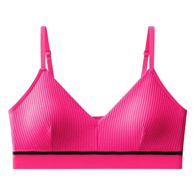 Women Bra Wire Free Cotton Bras Female Seamless Underwear Solid Color Lingerie Girls Breathable Sexy Bralette