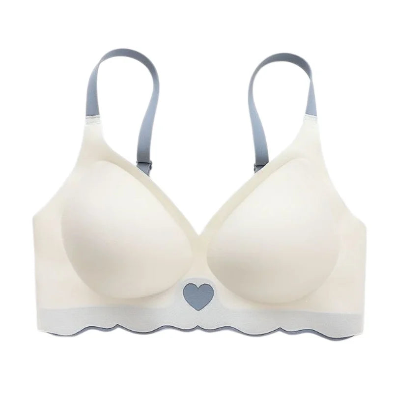 Push-Up Bras For Women Seamless Bra Non-wire Bralette Wire Free Invisible Brassiere V-Neck Sexy Lingerie Padded Underwear S-XL