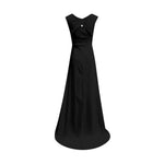 Sexy V Neck Long Prom Dress Women's Off Shoulder High Split Maxi Dress Formal Cocktail Party Evening Gown with Train