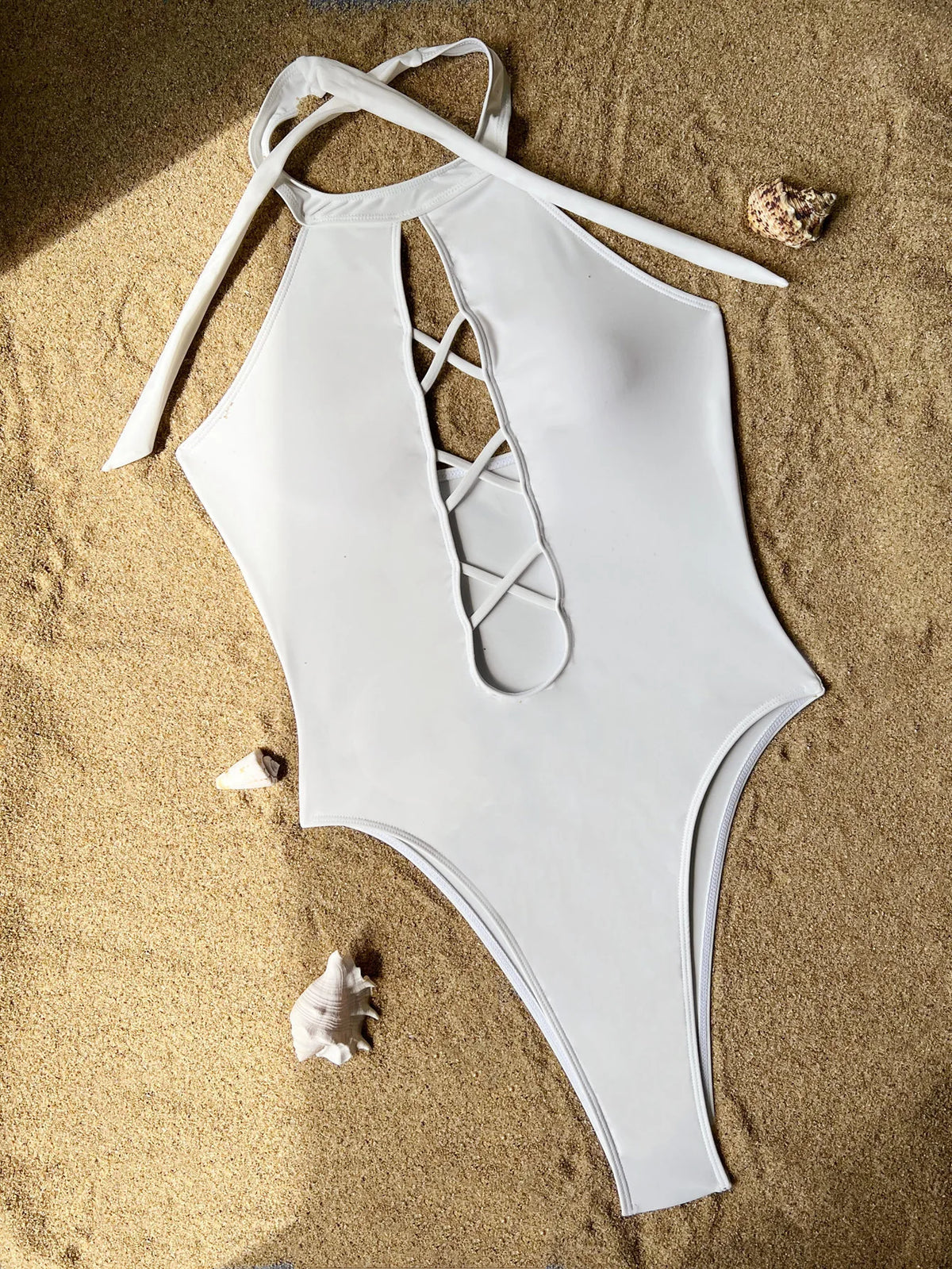 New Sexy High Neck Zipper Women Swimwear One Piece Swimsuit Female Monokini High cut Trikini Ribbed Bathing Suit Swim Bodysuit