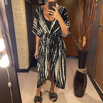 17 Colors Leopard Printed Colorful With Belt Tunic Cover-ups Beach Dress Beach Wear Beachwear Female Women Beach Cover Up V4510L