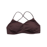 Gym Sports Bra Women Strappy Seamless Yoga Bra Padded Cross Back Gym Bras V Scoop Workout Crop Top Running Yoga Tops Fitness