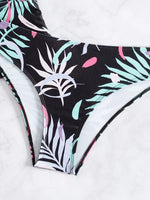 ZTVitality Women Halter Tankini Set Print Two Piece Swimsuit 2025 New Arrival Biquini Padded Bra Sexy Swimwear Summer Beachwear