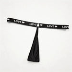 1pcs Letter Low Waist Fashion Sexy Women Thongs Sexy Lingerie Breathable Lady G-string Underwear T-back Black Female Panties