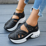 New Summer Closed Toe Women Sandals Fashion Plus Size Casual Shoes New Hollow Out Light Comfortable Platform Sandals Zapatos