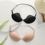 Invisible chest strap detachable women's bra gathered seamless adhesive evening dresses and parties braissere JB2511