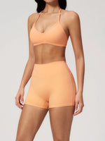 New Tight Yoga Set Women Breathable Quick Drying Sports Bra High Waist Shorts Fitness Suit Outwear Leisure Workout Gym Tracksuit
